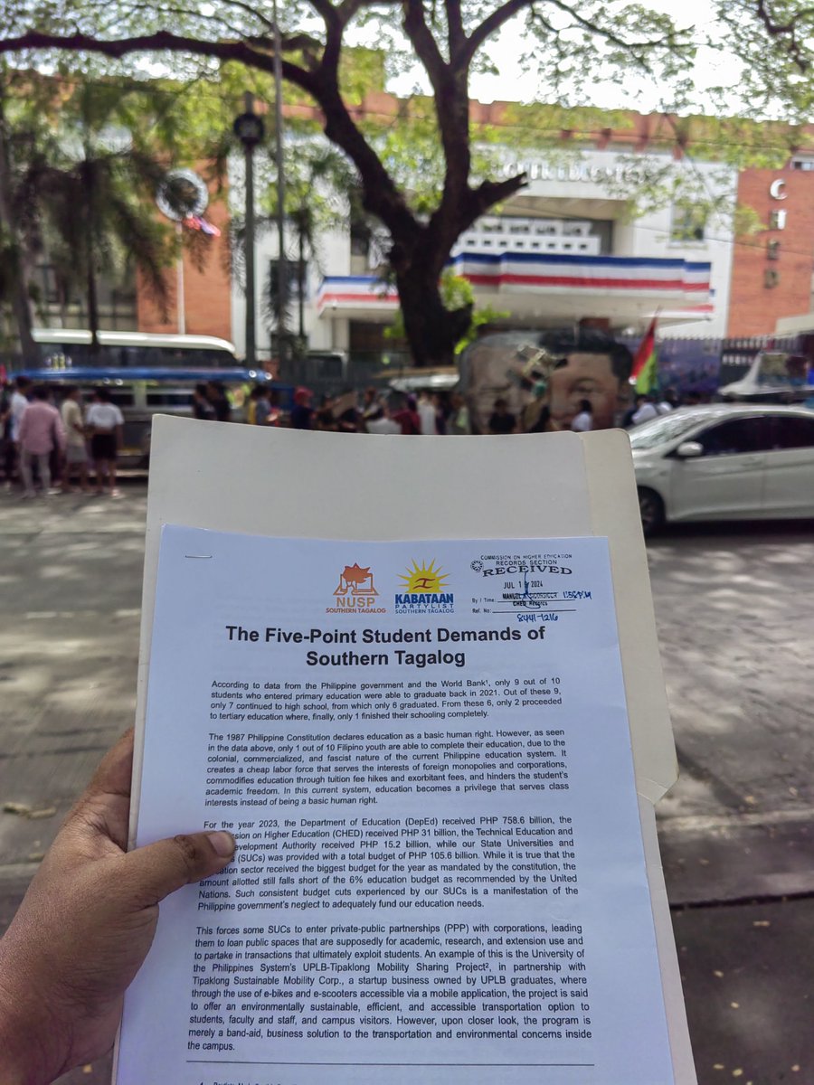 NUSP Southern Tagalog #DefendAcademicFreedom tweet media