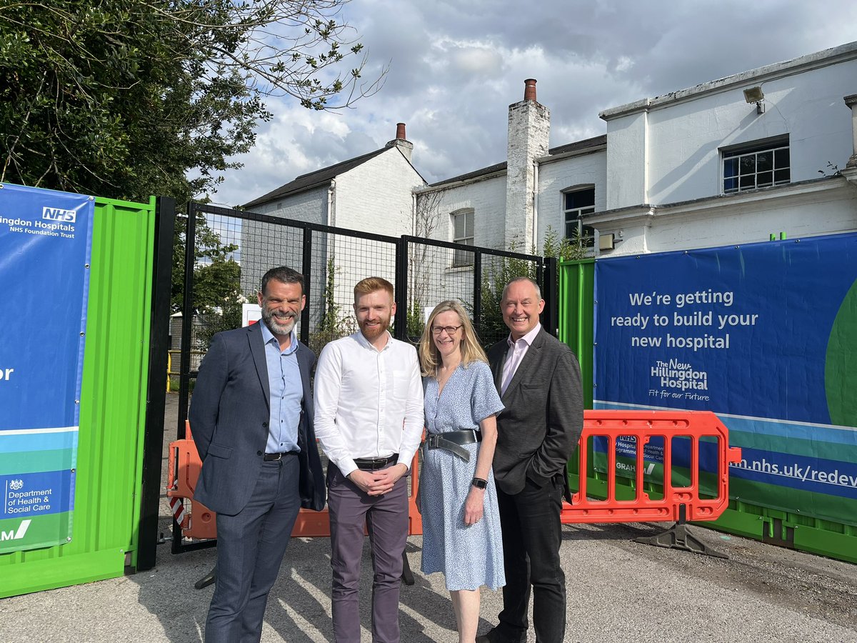 I met with Hillingdon Hospital to discuss their hard work to draw up redevelopment plans. 

After 14 years of chaos &amp; still no full funding, I’m determined to work with Hillingdon &amp; the new Labour Government to rebuild Hillingdon Hospital.