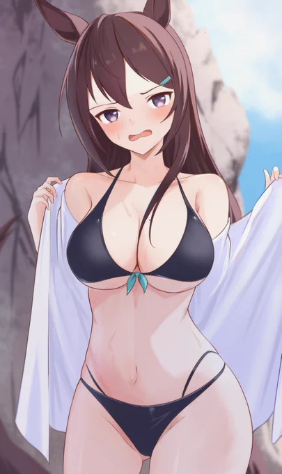 #フォロワー1万以下の神絵師発掘したいウマ娘のメジロドーベルメインで描いてます! 