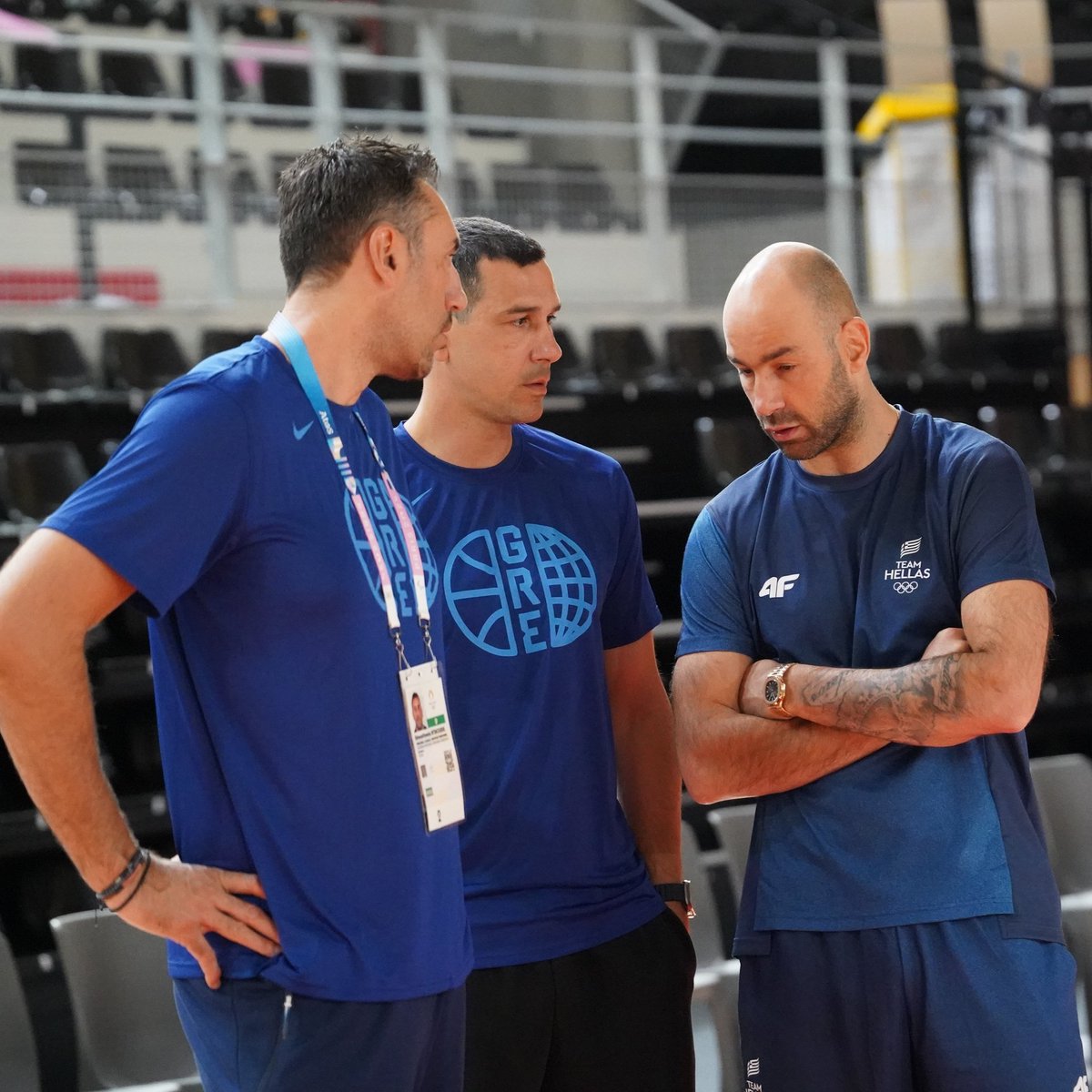 HellenicBF's tweet photo. ⏳🇬🇷🆚🇨🇦

#HellasBasketball #ShootAround 
#Gameday #Olympics https://t.co/fKttXZyzEQ