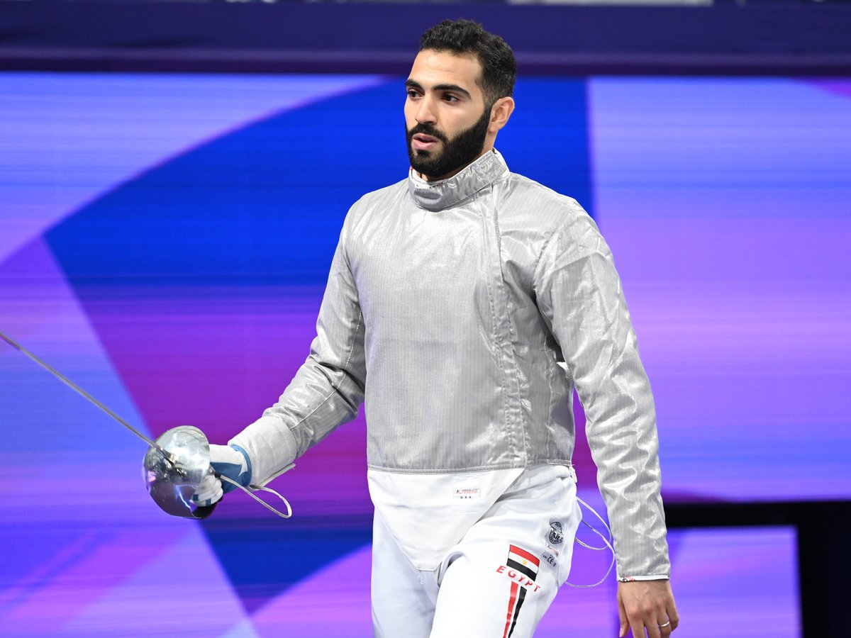 Paris 2024 Day1 - Men's individual sabre T32 bouts. 

Ziad ELSISSY🇪🇬 progresses to the T16 bouts.

Stay tuned: bit.ly/3WtrCRO 
#fencing #OlympicGames #Olympic s #Paris2024 📸©FIE 2024/Augusto Bizzi/Eva Pavia