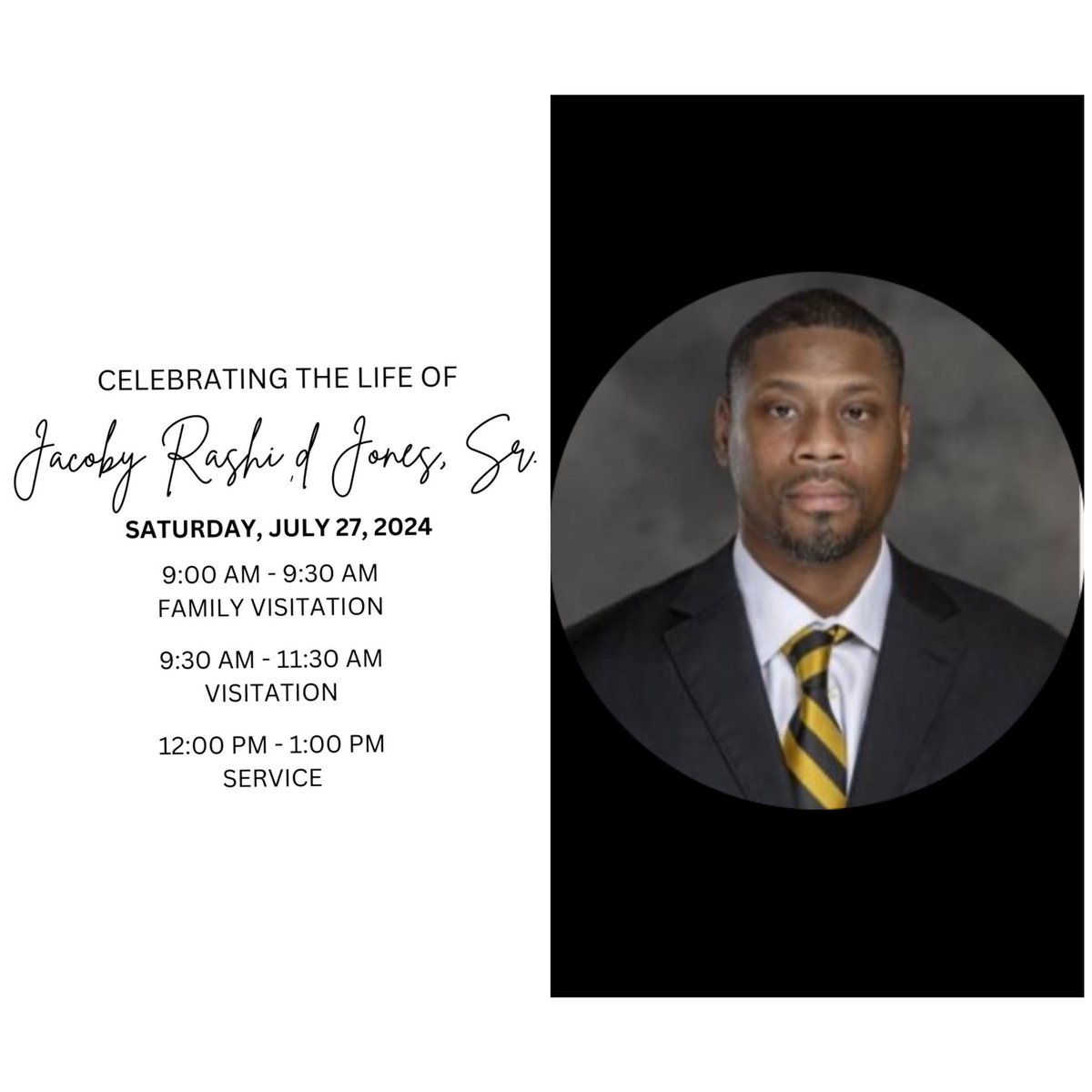 LaTishaStaten9's tweet photo. Dreading this day.  Lord help us all but especially cover Ms. Emily and Little Jacoby! #Mybrother #GodIsOurKeeper #FlyWithTheRavensJJ #12ForLife https://t.co/4cqRa0MoMN