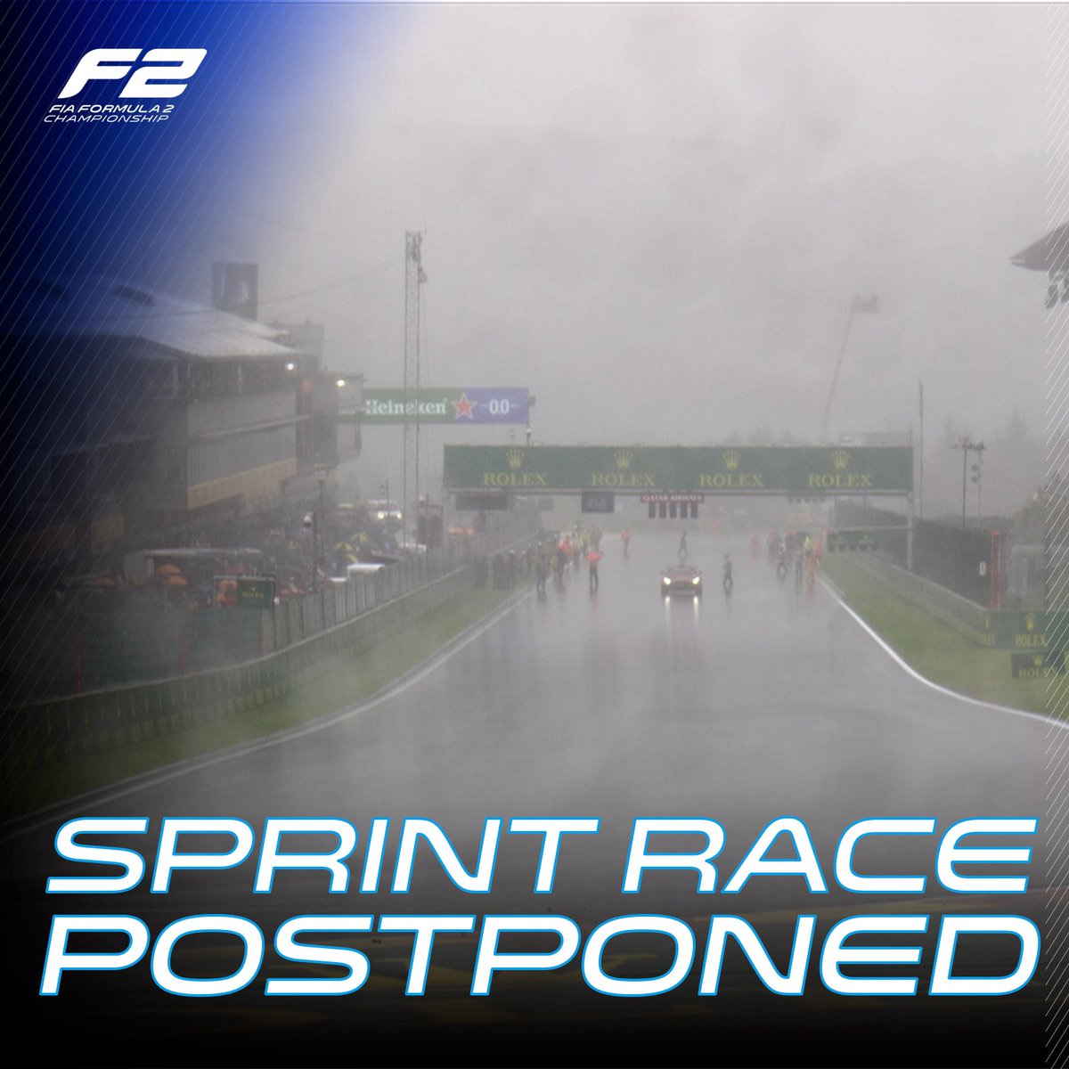 The Sprint Race has been postponed.

#F2 #BelgianGP