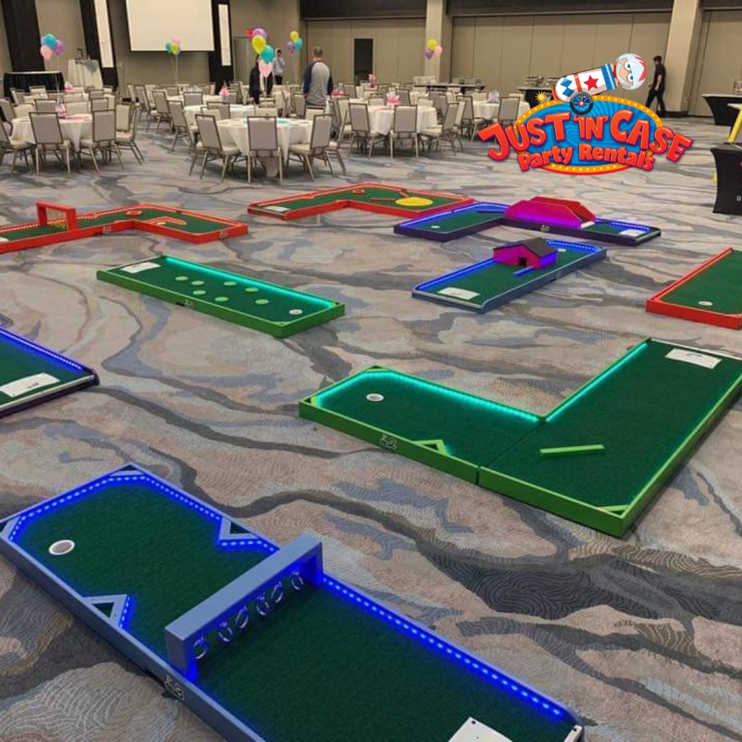 716justincase's tweet image. ⛳ Light up the night with our dazzling LED mini golf set! 🌟 Perfect for evening events, our illuminated course adds a magical touch to any gathering. #LightUpMiniGolf #NighttimeFun #GlowingGolf