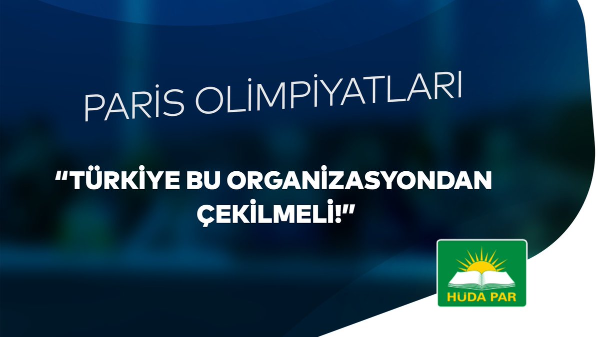“Türkiye bu organizasyondan çekilmeli!”

Genel Başkan Vekilimiz Sayın Şahzade Demir, Parti Sözcümüz Sayın Yunus Emiroğlu ve Sosyal İşler Başkanlığımız, Paris 2024 Yaz Olimpiyatları’nda LGBT propagandası yapılmasına ve bunun TRT tarafından canlı verilmesine sert tepki gösterdi.