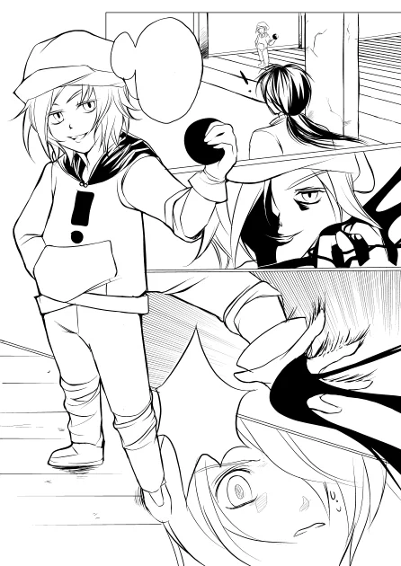 I found these random super shounen (at least for me) pages that I think I did right before going to college and ngl, I'm kinda digging the card game battle-ness of it all 