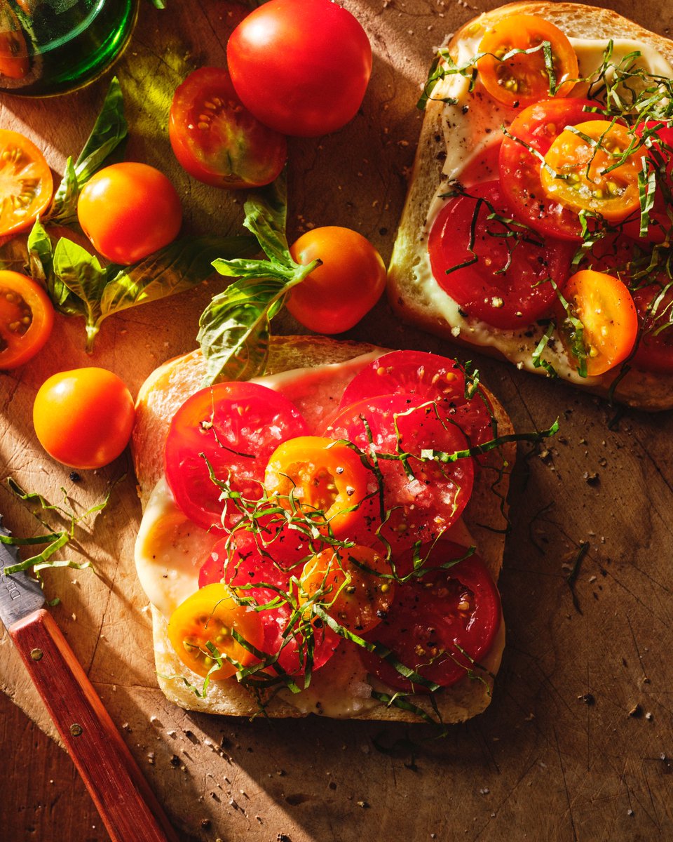 Tomato Sandwiches

Excerpt from my cookbook, “Thoughtful Cooking: Recipes Rooted in the New South”

The simplicity of good white bread with mayonnaise, vine-ripe heirloom tomatoes, salt, pepper, EVOO, and basil is the quintessential summer treat.

#thoughtful #cooking #cookbook