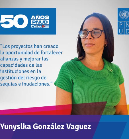 PNUDCuba's tweet image. 💧 ¿Cómo impulsamos soluciones de vigilancia hidrometeorológica ante #sequías e inundaciones?

▶️ Escucha a nuestra analista Yunyslka González, sobre su experiencia en proyectos de este tema.

👉 bit.ly/46nHrfU