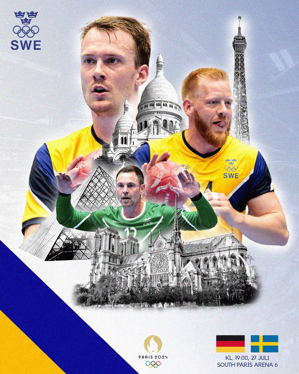 Ikväll är det de svenska herrarnas tur att kliva in i OS-turneringen!🇸🇪🌟🤾‍♂️

#smsports #handboll #handball #sverige #Olympics #OlympicGames #PARIS2024