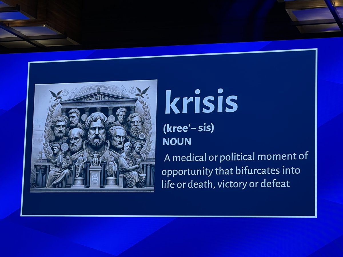 greenhousemd's tweet photo. "Crisis"- derived from "crisis"- a medical or political moment of opportunity.
As pediatricians we respond to each crisis as an opportunity. An opportunity to make things better for children. An opportunity that we cannot ignore. #AAPLeads https://t.co/dFoPITBYt9