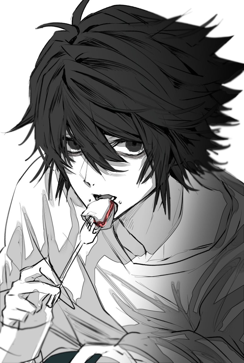 L」 #illustration #イラスト #DEATHNOTE