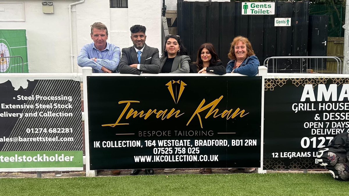<a href="/IkcollectionsIk/">IK Collections</a> is delighted to support the local community, we are proud sponsor of Horsfall Stadium , Bradford Park Avenue. Supporting young sports players in the Bradford District .