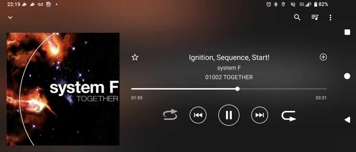 rockmanseb's tweet image. system FのIgnition, Sequence, Start!聴くとTM NETWORKのIGNITION, SEQUENCE, START思い出す
どちらも壮大な名曲！
#ferrycorsten
#systemF