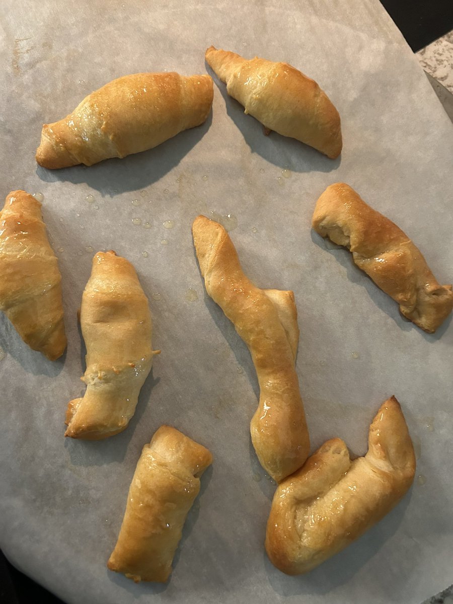 Somebody help 😂 I put my heart and soul into these croissants when they clearly needed CPR.