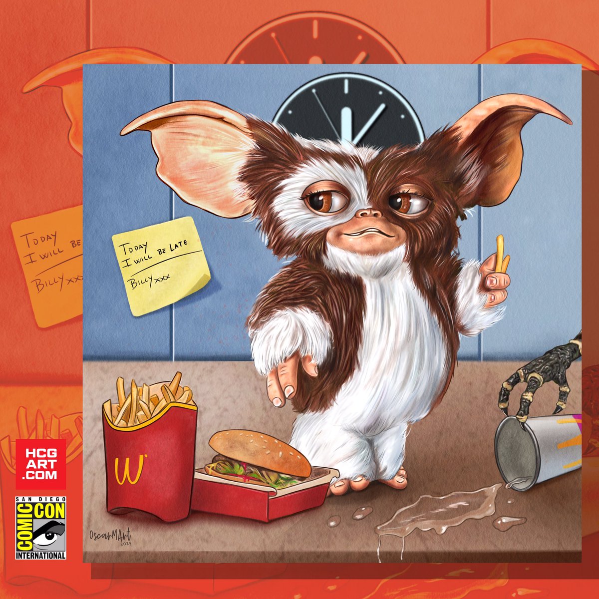 Here is another one of my pieces in collaboration with @herocomplexgallery in the <a href="/comic_con/">Comic-Con International</a> 
My good friend Gizmo

I hope you like it.
Thanks for your support #gremlins #fanart #gizmo #alternativemovieposters