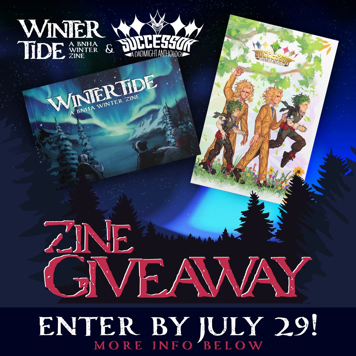 BNHA Winter AU Zine || LEFTOVERS OPEN! tweet media