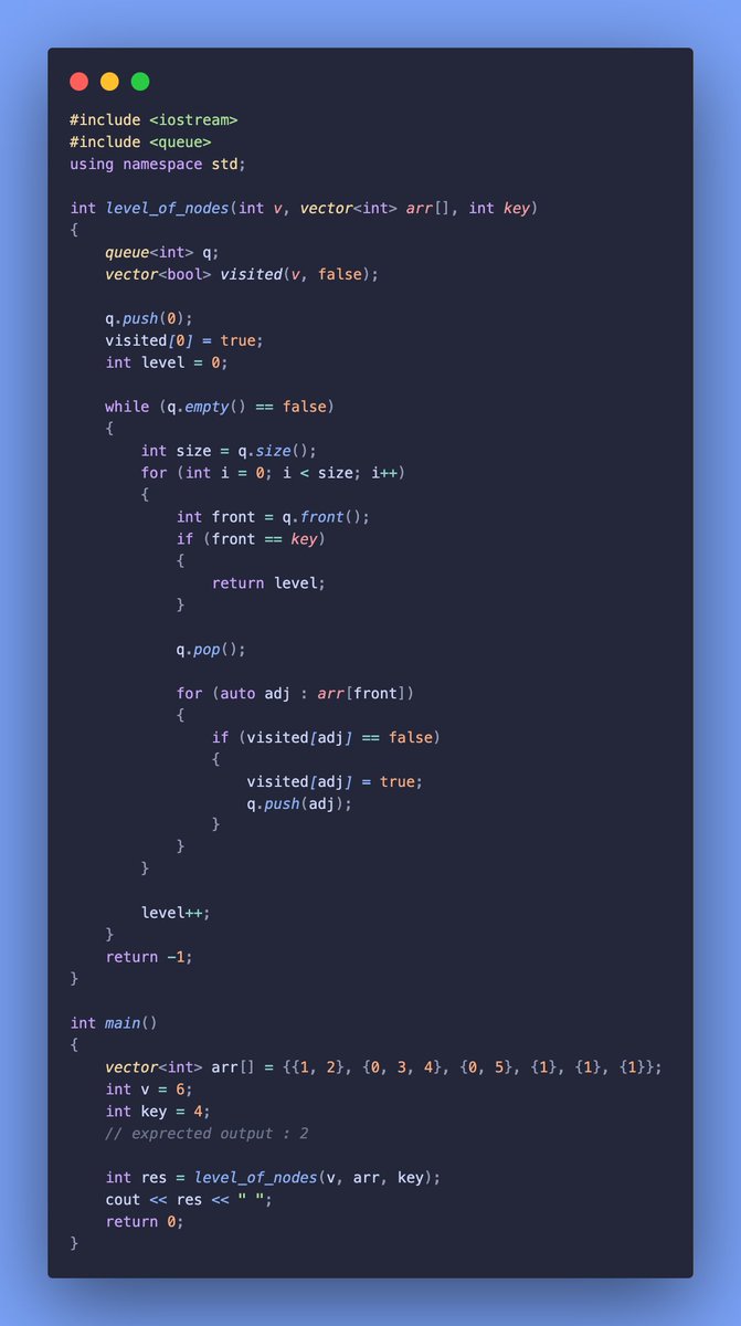 gincode18's tweet image. 🚀 Day 39 of #100DaysOfCode!

🔍 Solved more graph challenges:
🔄 Found Whether a Path Exists.
📏 Calculated the Level of Nodes.
🔗 Identified Possible Paths Between 2 Vertices.

Graphs are becoming more intuitive! 💪 #coding #DSA #developerjourney