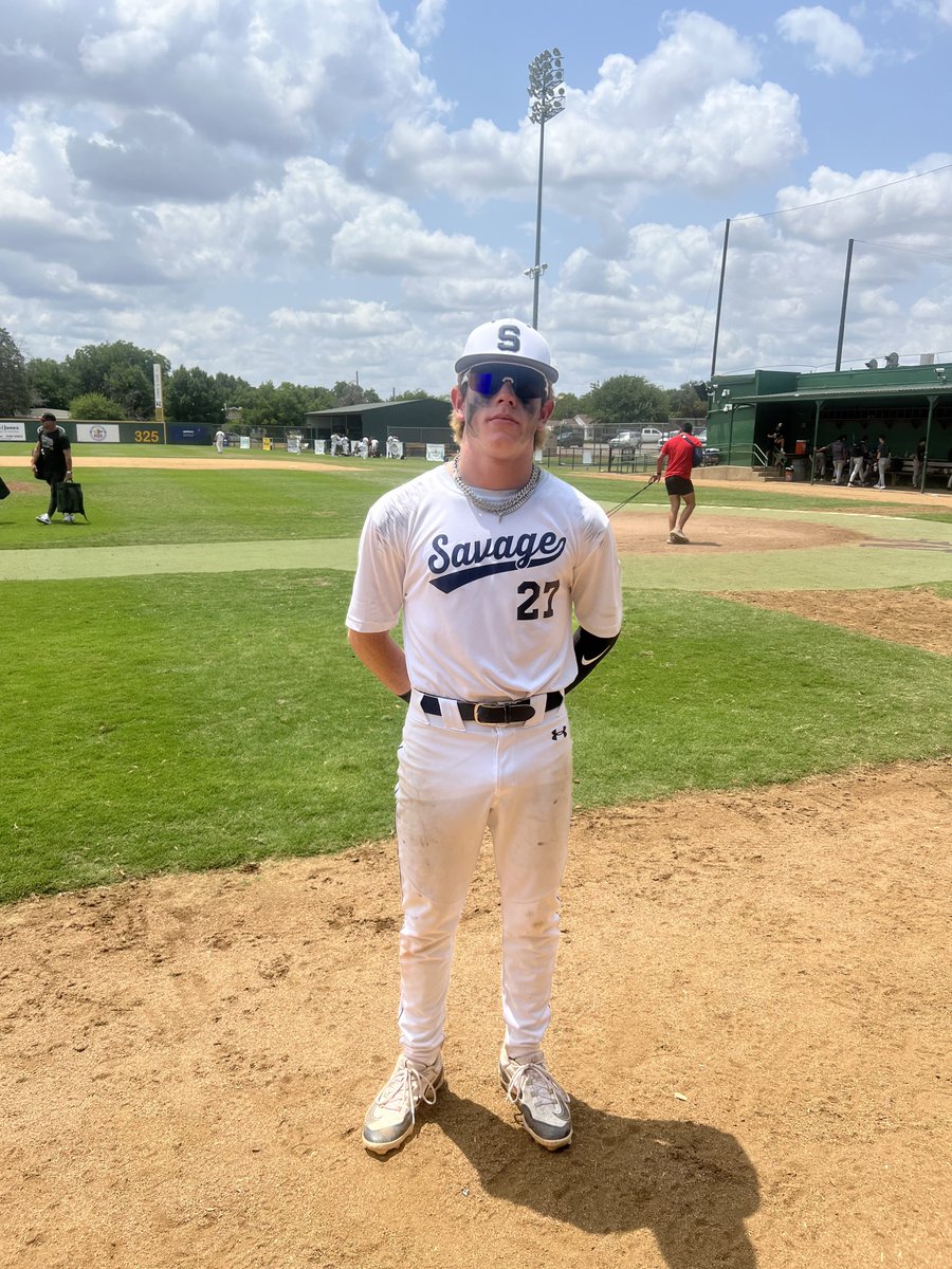 F: 16U Savage Baseball 7,  West Texas Seven’s 16U Black 1
PoG: <a href="/JakeBristow15/">Jake Bristow</a> 2-3, 3 RBI
Pitcher: <a href="/lathenh2008h/">Lathen Hankins</a> 4.2 IP, 11K, ER
