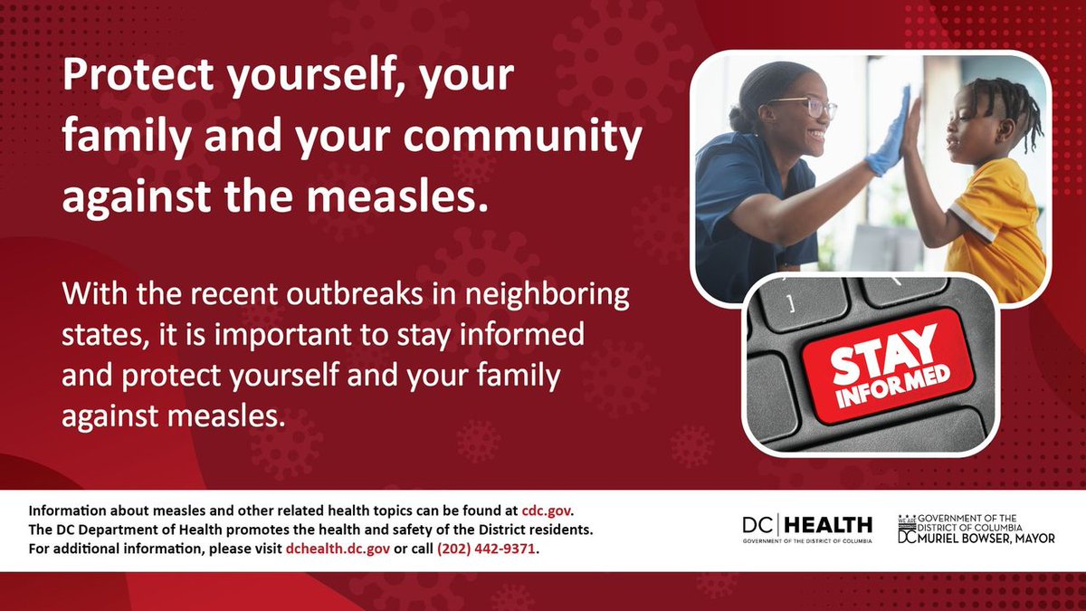 Don't let measles catch you off guard. Stay vigilant and safeguard yourself, your loved ones, and your community. Learn more: bit.ly/49iABbs