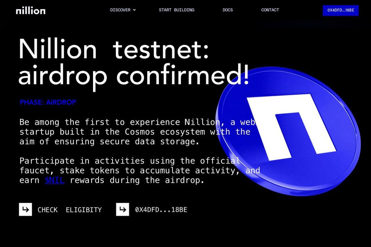 Danny_Crypton's tweet photo. Nillion testnet in Cosmos 🪐 will end in 2 days.

Cost - $0 ➔ Total invest $NIL $20M
Last chance to be eligible.

here's a detailed guide 🧵 https://t.co/6CRzsvxk5V