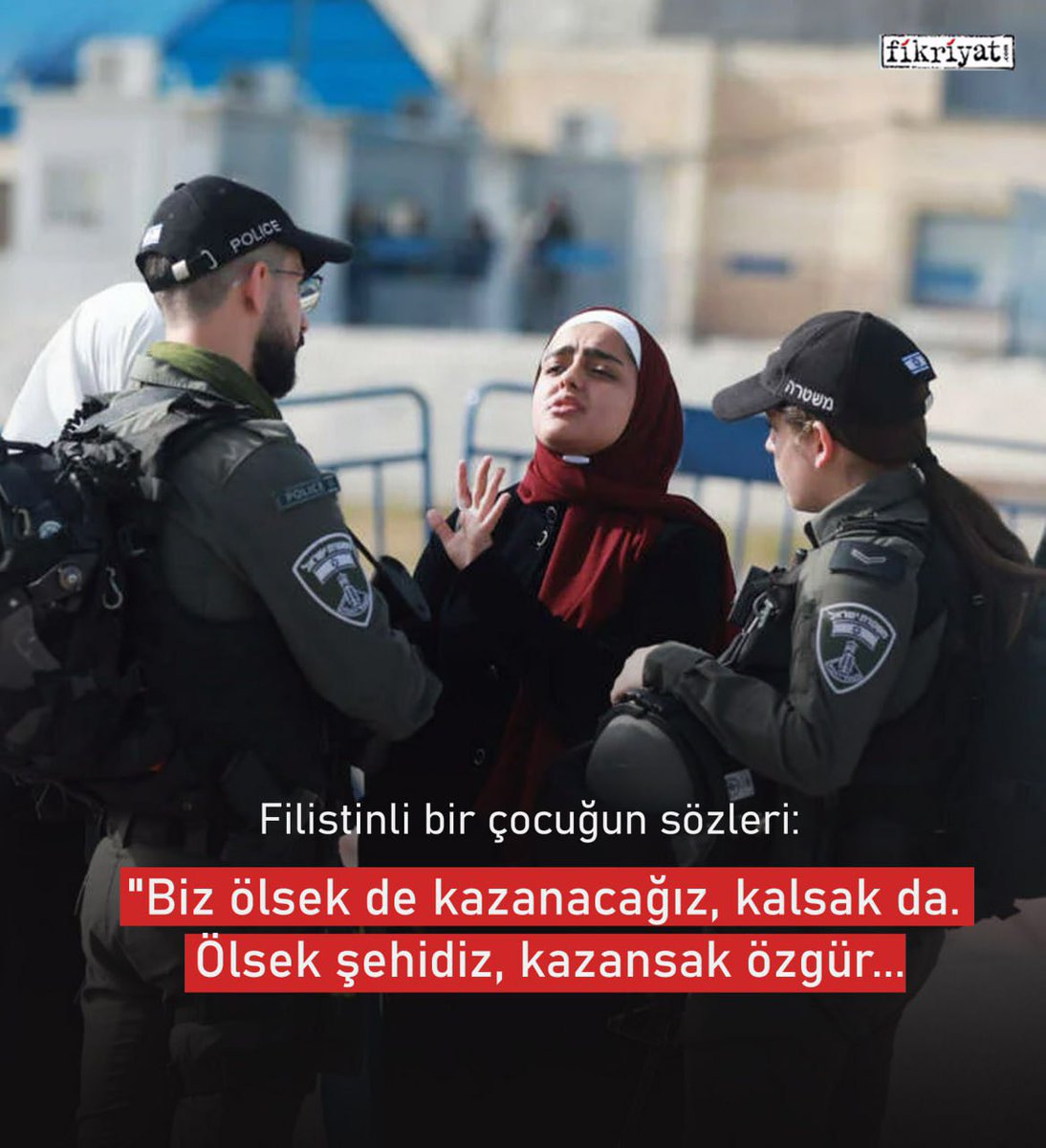 Filistinli bir çocuğun sözleri: "Biz ölsek de kazanacağız, kalsak da. Ölsek şehidiz, kazansak özgür."

#DontForgetGaza