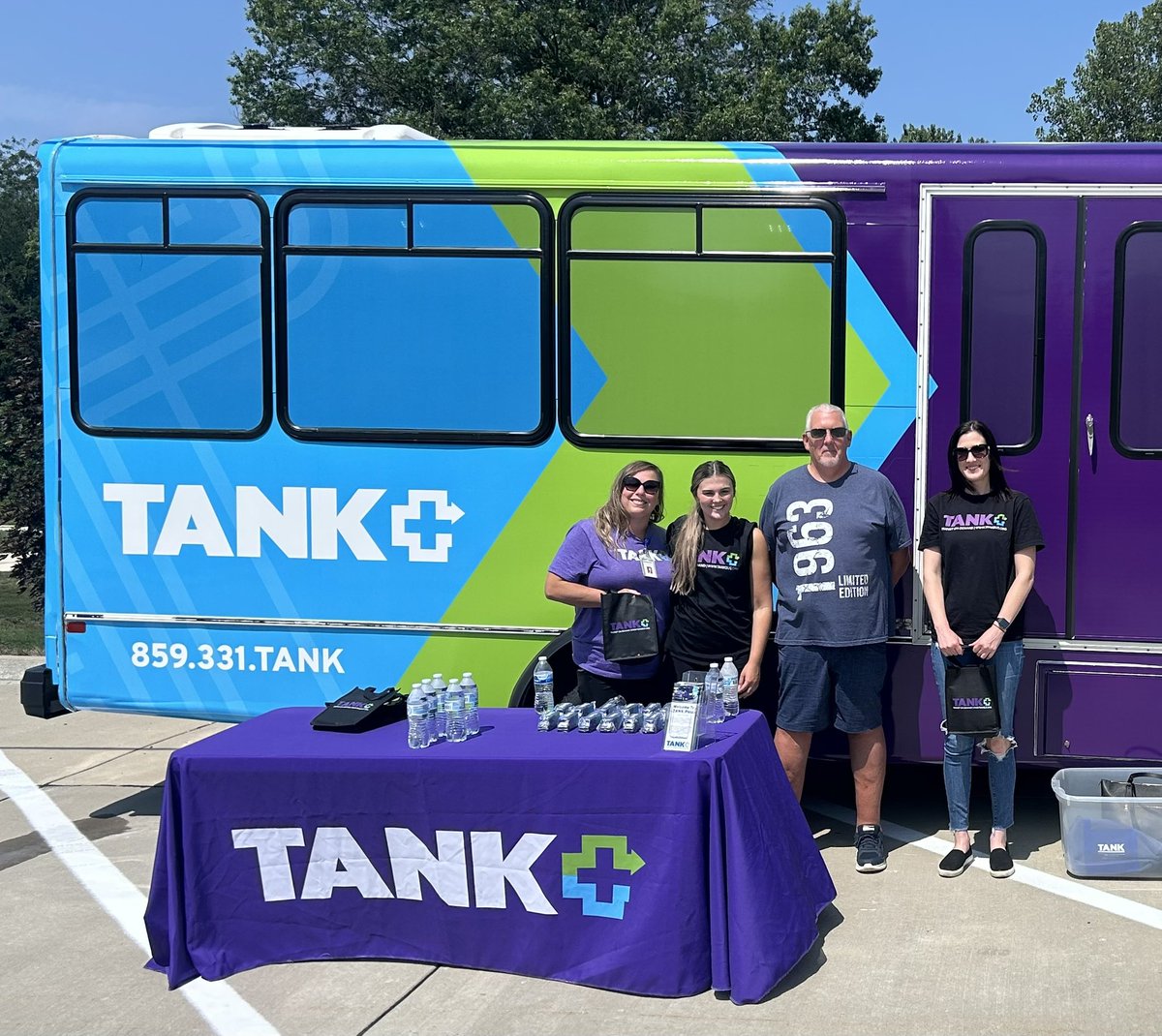 tankbus's tweet image. Thank you @SilverGroveKY for a great event today! We can’t wait for TANK+ to launch in your city soon. Special shout out to the Silver Grove mayor for stopping by to support our new service 🚌 Couldn’t make it? Learn more about TANK+ here 👉 tankbus.org/microtransit/ #TANKPlus