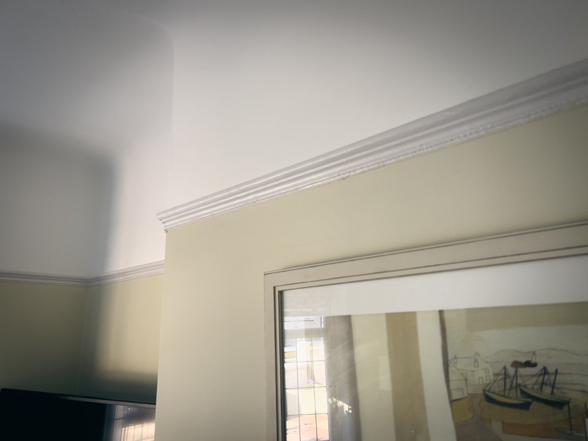 I suppose “traditionally”, for me at least, this’d be the first day of my summer holidays… so in a break, I painted the living room ceiling