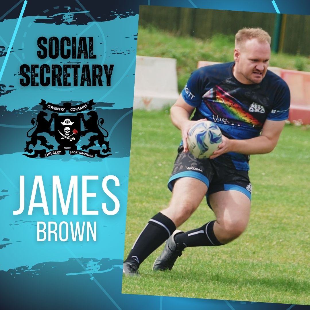Introducing our 2024/2025 Committee! pt. 2 of 3
🏴‍☠️Treasurer: Matt Fooks-Wale
🏴‍☠️Director of Rugby: Connor Woolaston
🏴‍☠️Social Secretary: James Brown

#gayrugbyclubs #lgbtsports #coventrycorsairs #lgbtqsports #igrugby #inclusiverugby #gayrugby #coventry #rugbyforall #rugbyuk