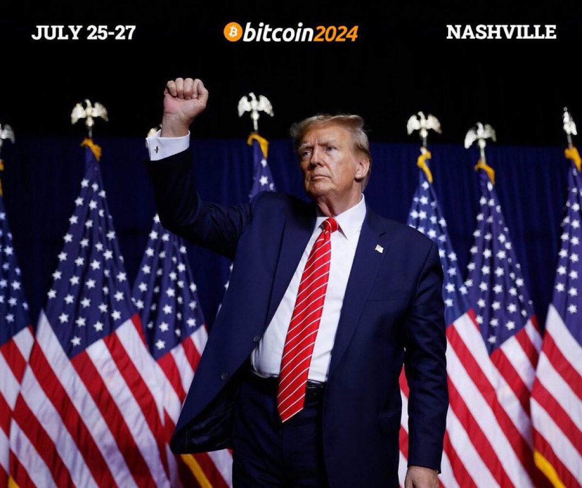 1khrmnnn's tweet photo. 🇺🇸 PRESIDENT TRUMP WILL BE LIVE AT THE BITCOIN CONFERENCE IN 30 MINS 🤯

ARE YOU MENTALLY PREPARED? https://t.co/3p67zsFFEc