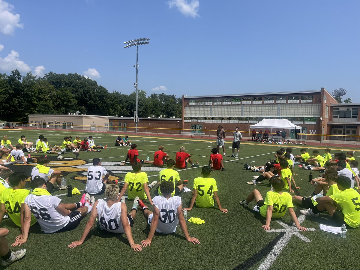 2 High School All Americans from Section 1 talking to the boys at camp today. Milton and Dip killed it 
“I always knew I could play D1 soccer but it was not the goals &amp; assists @ Oneonta that got me to Manhattan- it was my grades” #NextLevelPlayers