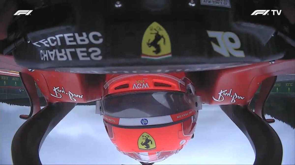 Bizim Mallar Leclerc’in aracının kamerasını bile ters takmış