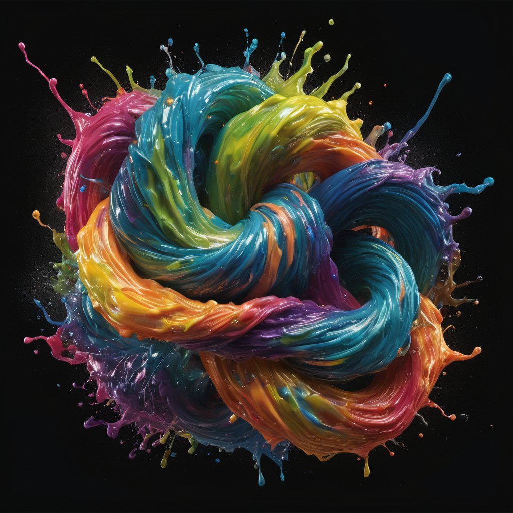 dainiusex7's tweet image. &quot;Chromatic Chaos: The Colorful Knot&quot;
A vibrant explosion of hues intertwined in abstract harmony.
What emotions do these colours evoke for you?
#AbstractArt #ColorExplosion #AIart #AIArtwork