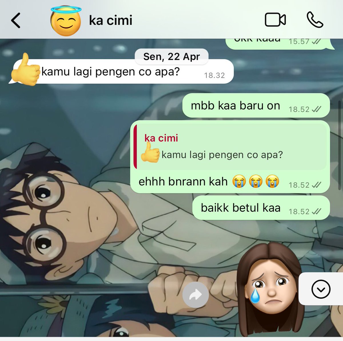 mijnerale's tweet photo. terima kasih temen2 udah doa in ka chimy, admin bener2 masih tremor dan ga nyangka 😭 sekarang ka chimy udah ga sakit lagi udah tenang disana ❤️, ka chimy bener2 royal banget sm adminnya, ini salah satu nya 🥺 terima kasih ka chimy seneng banget aku bisa kenal orang sebaik kamu https://t.co/aRQAVW4B2G