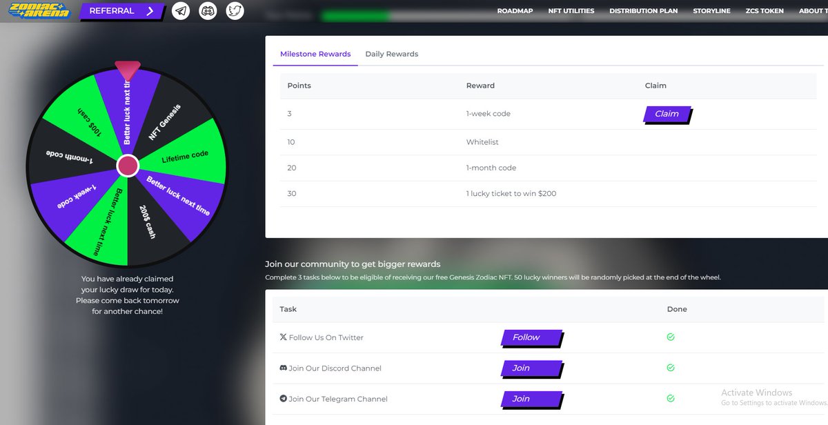 🚩In less than a month
- 11k X followers
- Nearly 5k members inside Discord
- 100 spinners each day with Zodiac Minigame: nft.zyncas.com/minigame

Why are you still hesitating?

#zyncas #zodiacarena #nftgiveaway