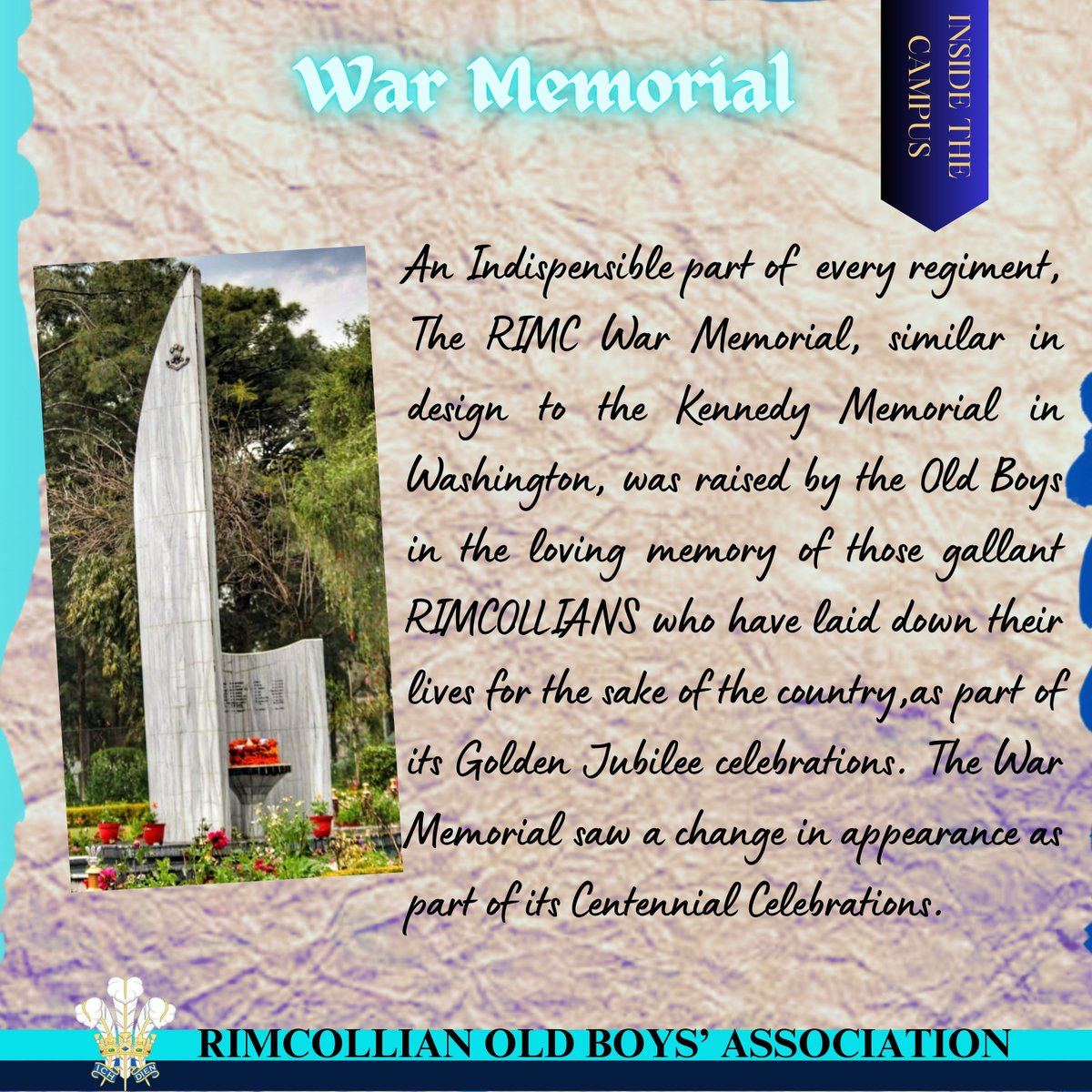 The War Memorial of #RIMC