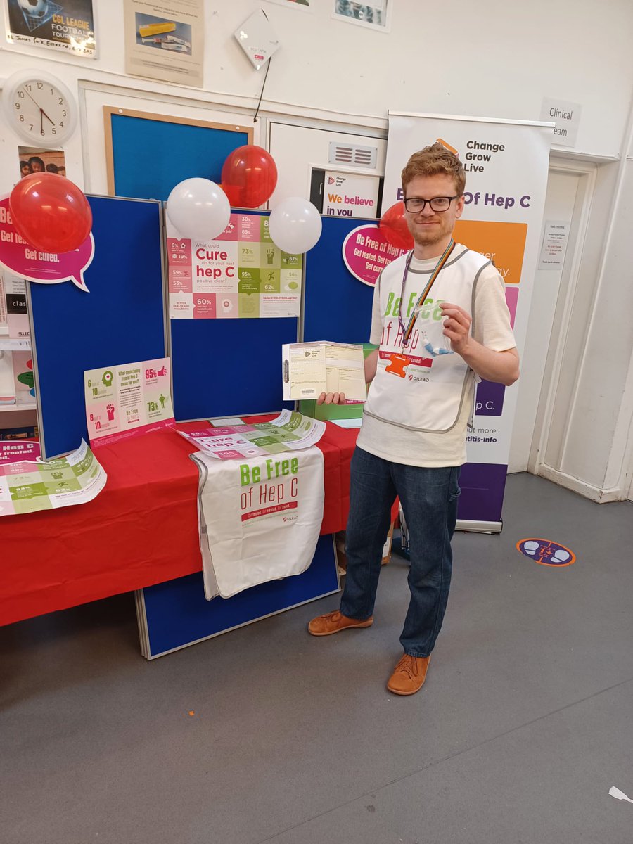 Well done to everyone who took the opportunity to get tested at our #WorldHepatitisDay event 👏 
Know your status and get tested, speak to your recovery worker for more information 🙏🏻
#hepatitiscawareness #walthamforest #WorldHepatitisDay #gettested <a href="/wfcouncil/">Waltham Forest Council</a> <a href="/HepatitisCTrust/">The Hepatitis C Trust</a>