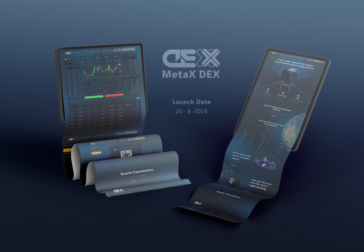 metaplustoken's tweet image. 🎉 Announcing Launch of MetaX DEX! 🚀

We are thrilled to officially unveil MetaX DEX, the revolutionary decentralized trading platform by Meta Plus X, built exclusively on the advanced MetaX chain network!

Join us for an unforgettable event as we embark on a new era of…