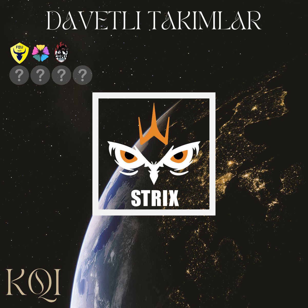 📢 <a href="/DOTkulup/">D.O.T</a> "SUN"a hoş geldin!        

Beşinci takımımız yarın sizlerle.        

#VALORANT #turnuva #organizasyon #esports