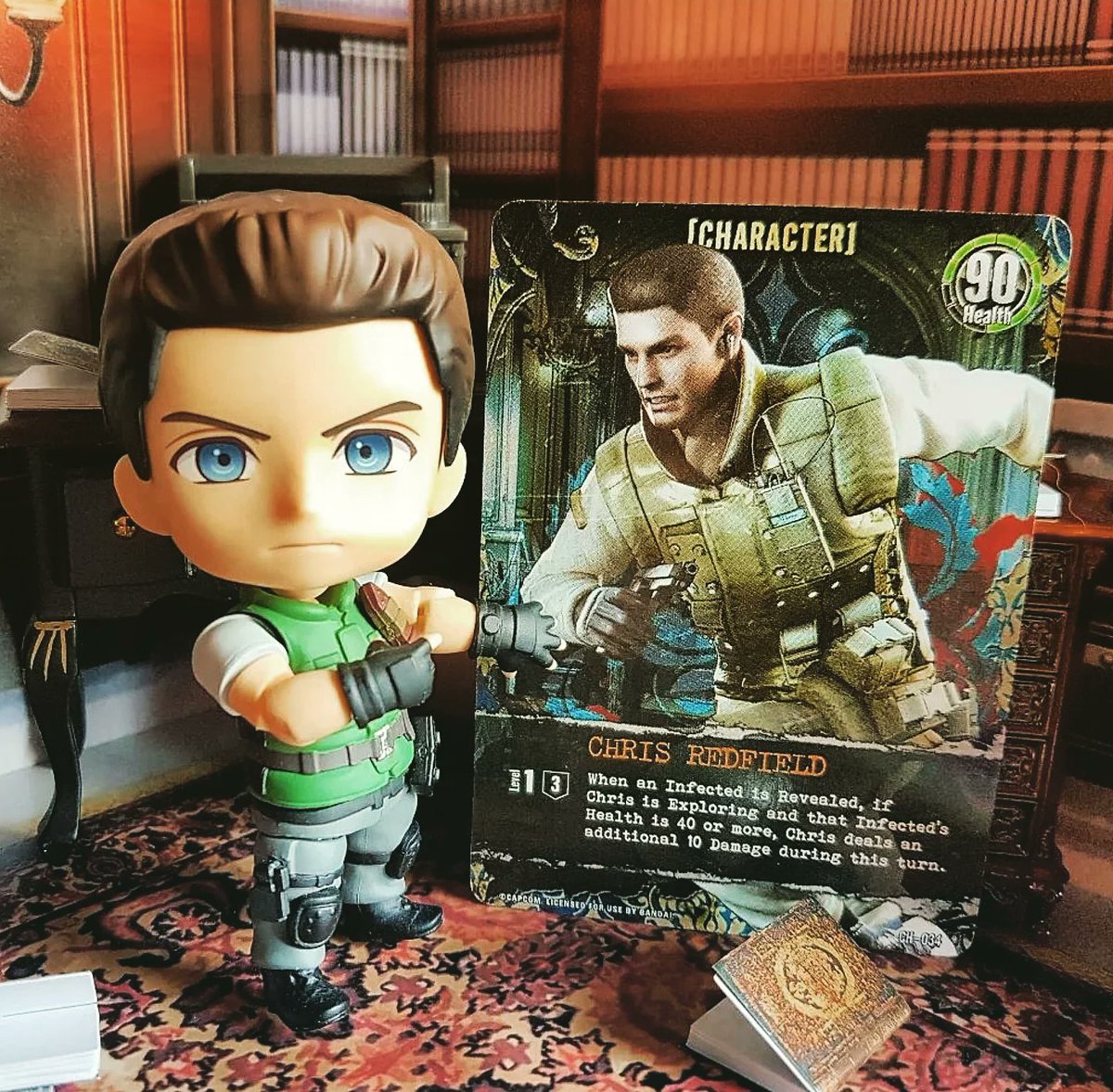,,Excuse me, have you seen this Man?" 💚

#ResidentEvil #ChrisRedfield #nendoroid