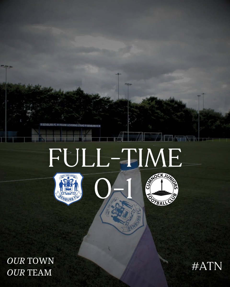 ⌛️The final whistle blows at New Tinto Park!

🟦0️⃣-1️⃣🏁

#𝑶𝒖𝒓Town𝑶𝒖𝒓Team | #ATN