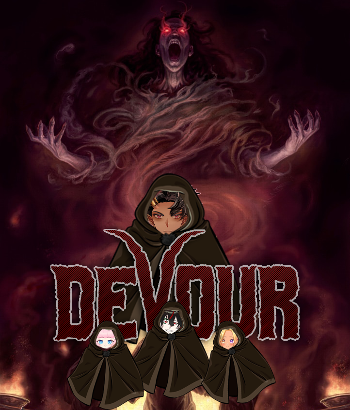vouxus's tweet photo. Playing Devour at 4PM BST with some lovely people. Come join me as I scare myself playing this game!

@/SushiHebi @/Kiko_Carina @/SakuraLiaVtuber

check out their links below! https://t.co/yKa4UKGz6N