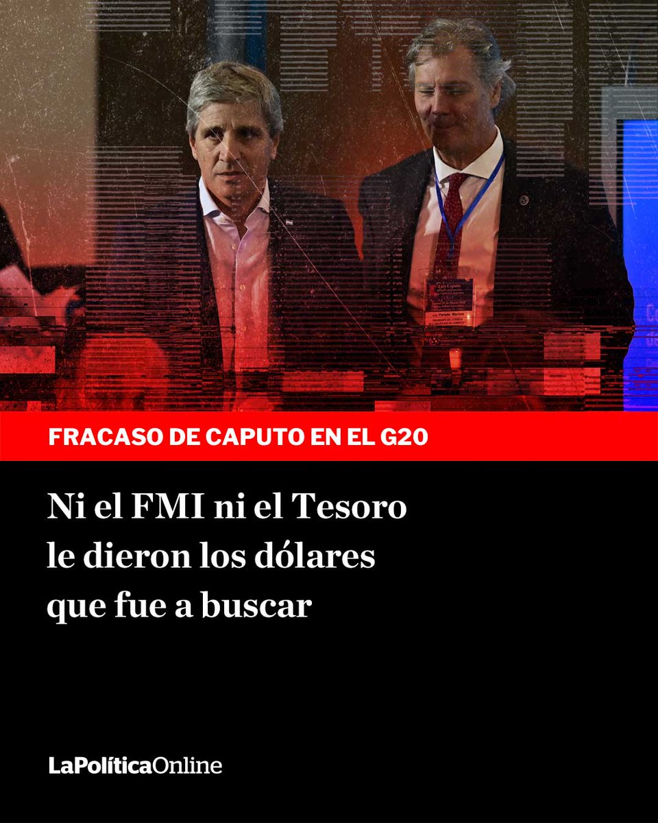 SergioChouza's tweet photo. ¿Saben qué es peor que tener un Ministro de Economía adicto a tomar deuda?

Tener un Ministro de Economía adicto a tomar deuda, al que nadie le cree y nadie le quiere prestar.

https://t.co/VT3c3yVZnx https://t.co/N4wdId9jLT