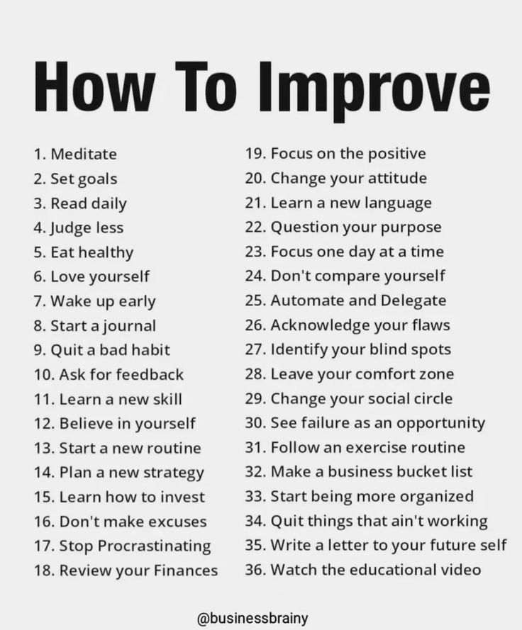 danmurrays's tweet image. 36 Ways on How to Improve: