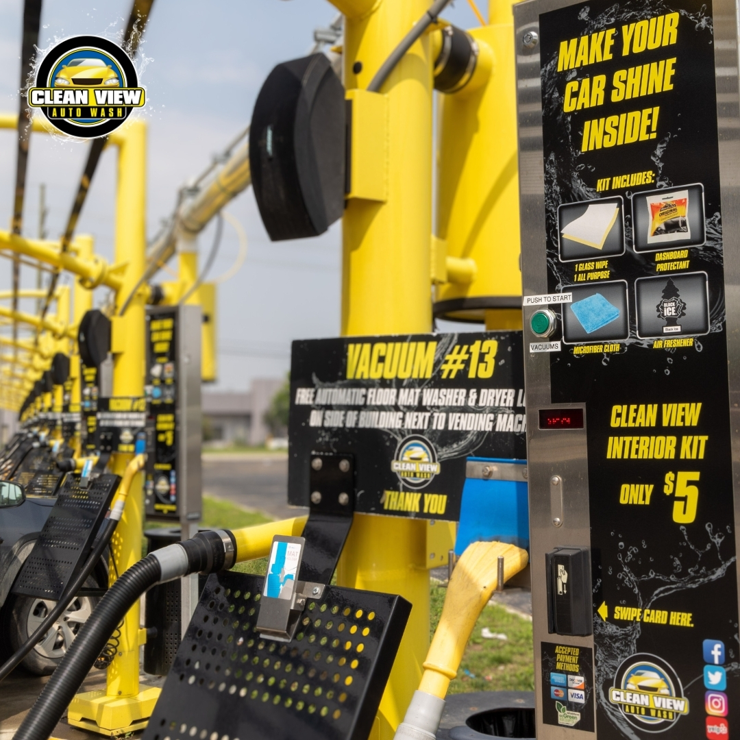 cleanviewauto's tweet image. Did you know our vacuums come with handy tips? Use the claw attachment for large areas and the angle tip for detailed cleaning. Stop by and try them out! 🚗💨 #CleanViewAutoWash #VacuumTips