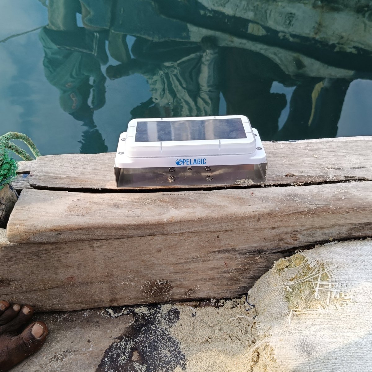 A good start to our fisheries monitoring system in Zanzibar! This afternoon, we installed the first GPS tracker on MV Answari. The GPS trackers are a crucial component of the Peskas system, allowing us to know where fishers fished, enabling us to make sound management decisions .