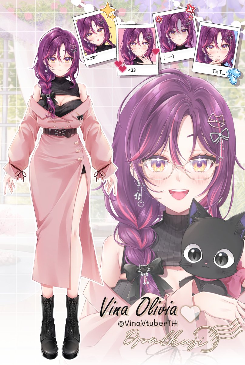 Opalkuji's tweet image. ขอฝากคุณวีน่า พี่สาวข้างบ้านที่แสนนนนใจดี หรือน่าแกล้งนะ? 
ที่พร้อมจะให้คุณตี เอ้ยย! ตีคุณ...ไว้ด้วยนะคะะะ🥰🙏💖
💜🍷
#vinaart #vinaolivia #VtuberTH #วีทูปเบอร์ไทย #วีทูปเบอร์