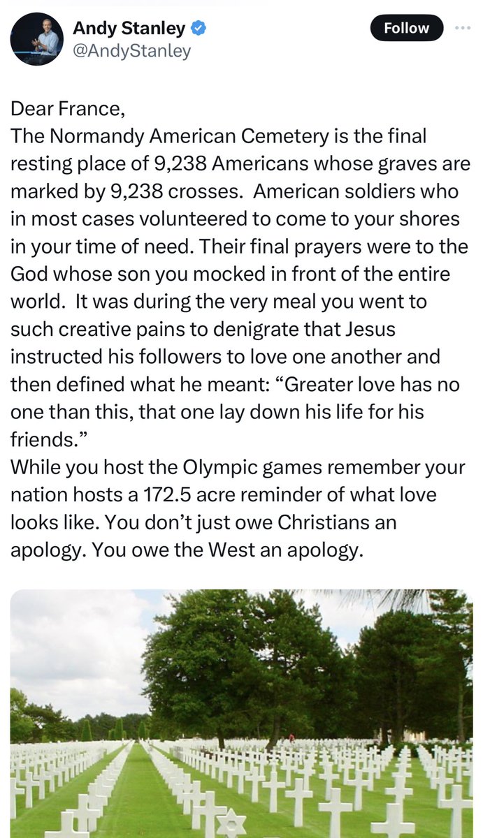 DannySlavich's tweet image. Andy Stanley has the best take I’ve seen on the #OpeningCeremony