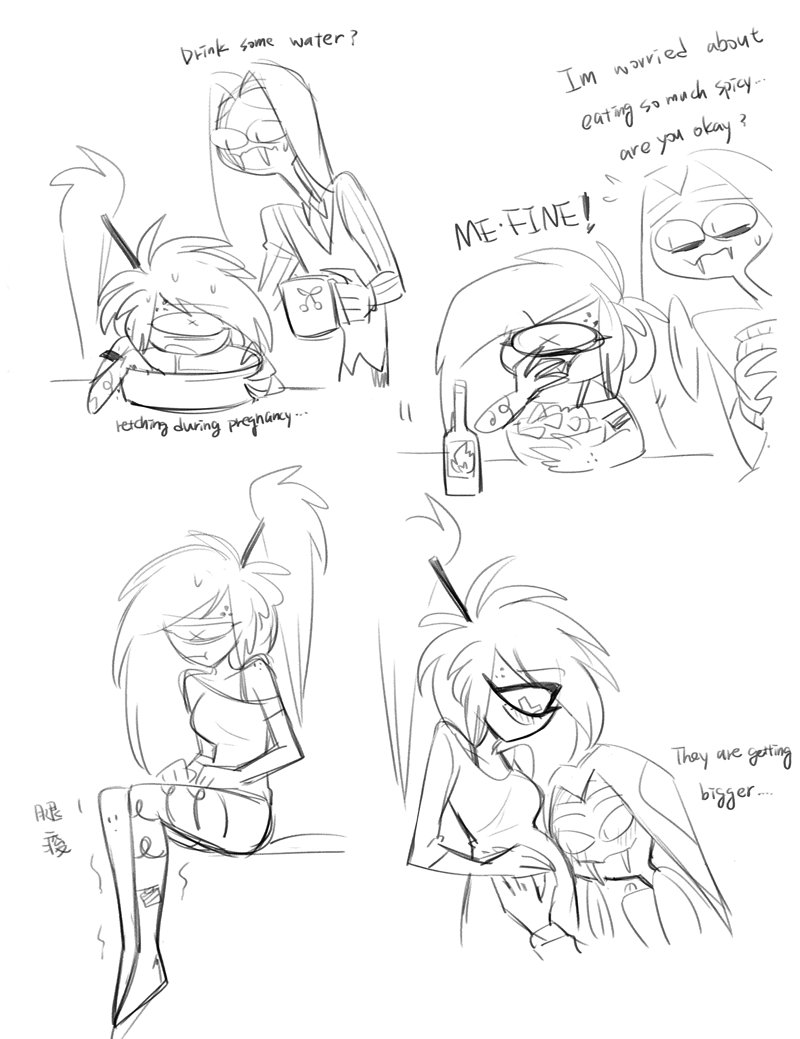 🐍🍒🍓🍓
I originally put it in another account, but after thinking about it I decided to move it here.

⚠️:🍒pregnant, pregnancy period 