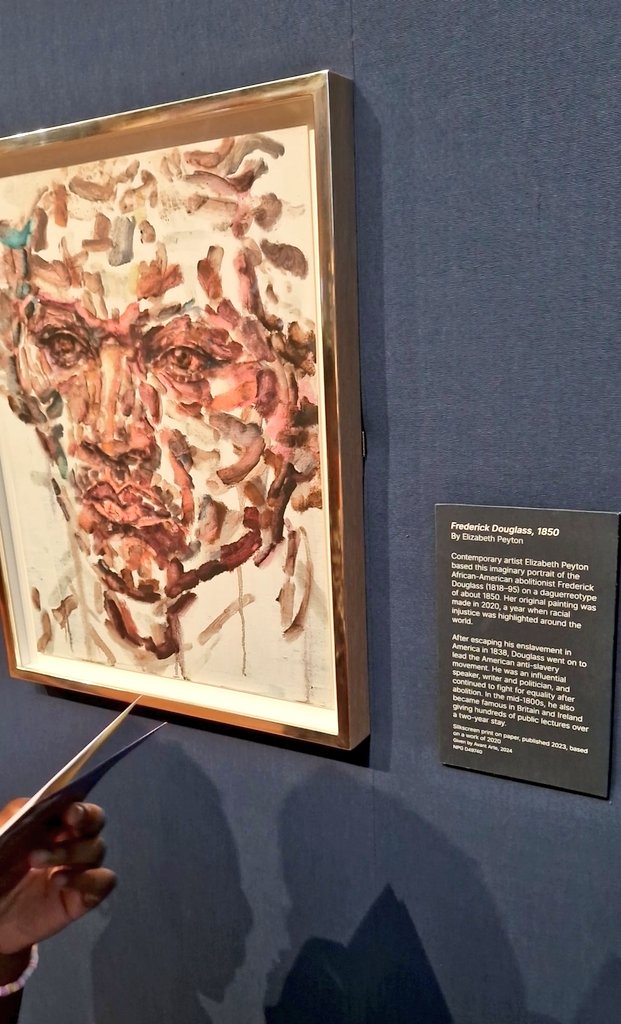 ValerieABossman's tweet photo. Great avo in the #NationalPortraitGallery with Totjnr. We were able to see some reflection of us... Totjnr asked me some challenging questions... I'm thinking of doing some further historical readings on the topic of #AtlanticSlaveTrade ...
#RepresentationMatters https://t.co/FivDeClGtL