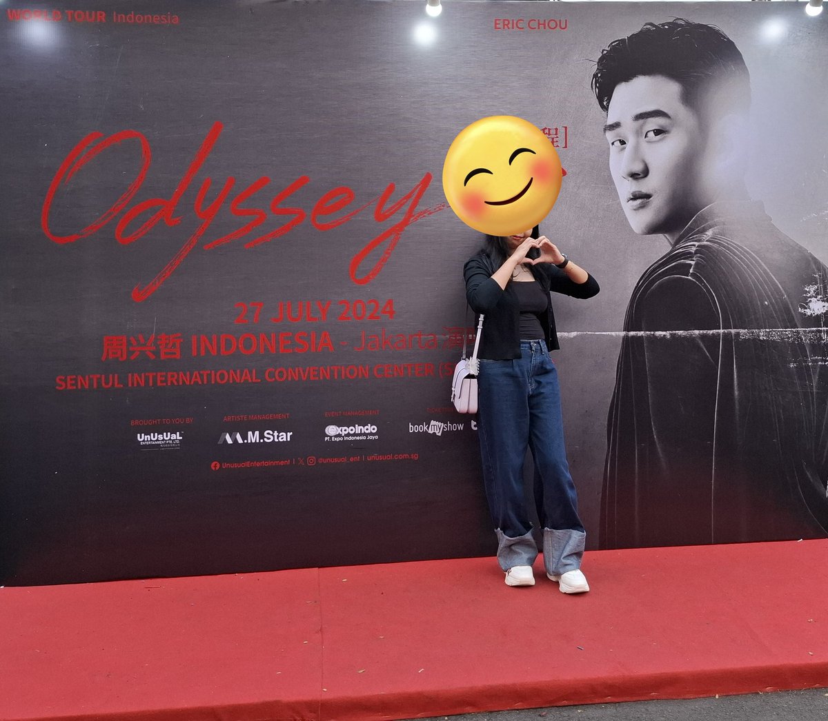 dddyyy94's tweet photo. TODAY IS THE DAY 🤭❤️🫶 

#ERICCHOU #ERICCHOUCONCERT #ERICCHOUCONCERTINJAKARTA https://t.co/xNQX1ucuOB